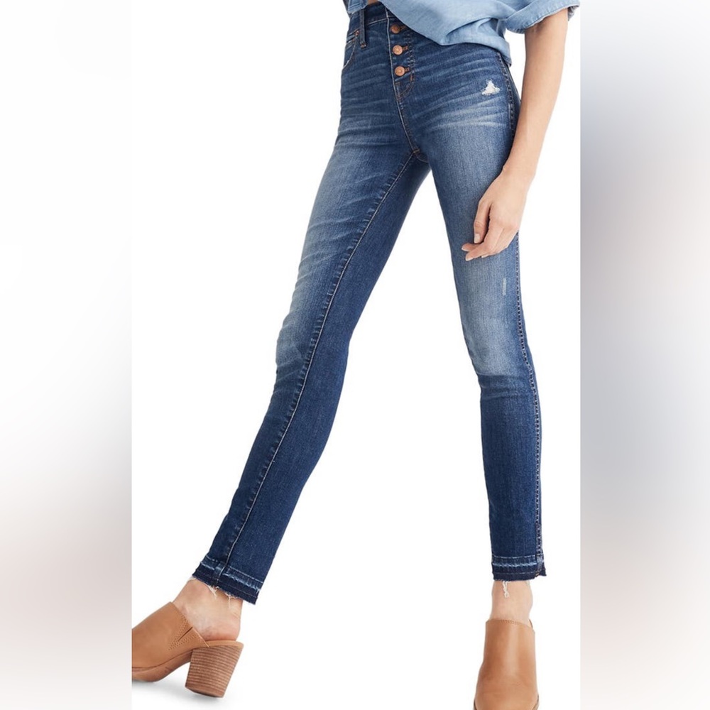 Madewell 10-in High Waist Drop Hem Skinny Jeans - 31
